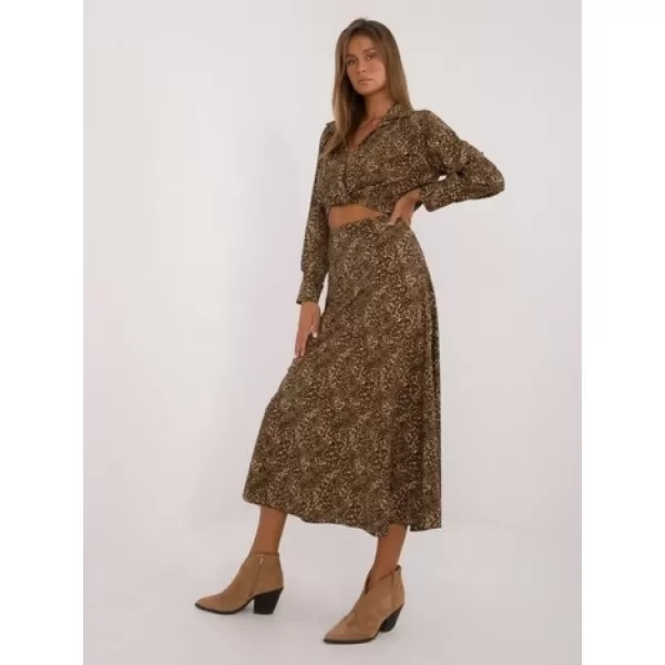  Dámský set ITALY MODA DHJ-KMPL-19586-1.53 DARK BEIGE 