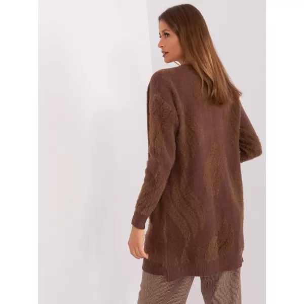  Dámský svetr WOOL FASHION ITALIA AT-SW-234501.00P BROWN 