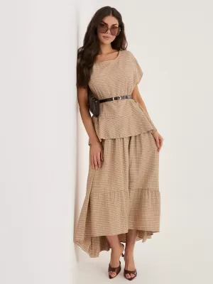 Dámská halenka ITALY MODA IT-BZ-FL10332.80 CAMEL
