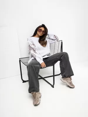 Dámská mikina RUE PARIS RV-BL-A1042.25 LIGHT GREY