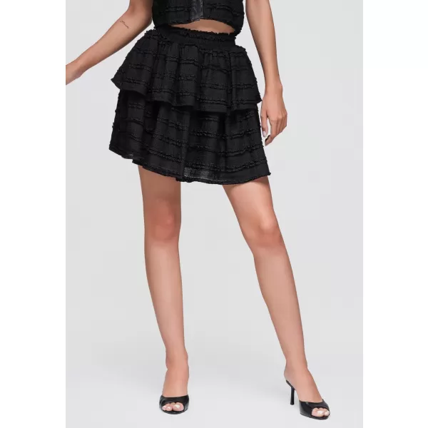  Dámská sukně OMBRE OW-GL-E0014 BLACK 