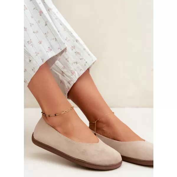  Dámské baleríny BOTO 9877 BEIGE 