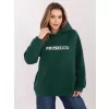 Dámská mikina RUE PARIS RV-BL-A1034.30 DARK GREEN