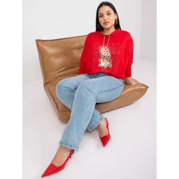  Dámská halenka RELEVANCE RV-BZ-7491.53 RED 
