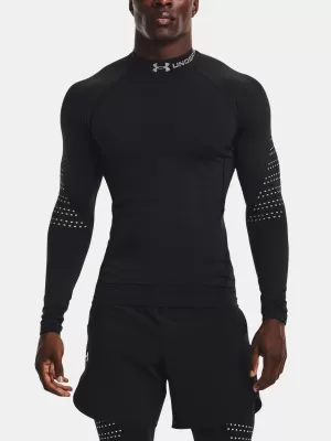 Pánské termo triko UNDER ARMOUR UA CG ARMOUR NOVELTY MOCK 1373828-001 ČERNÁ