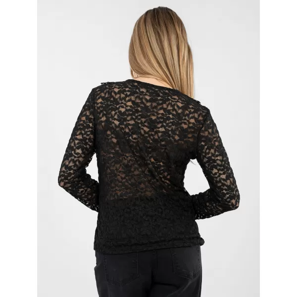  Dámská halenka RUE PARIS MI-BZ-M6713.86 BLACK 
