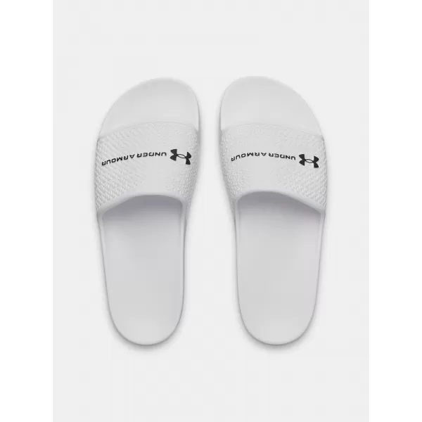  Pánské pantofle UNDER ARMOUR ARMR SLIDE LITE 6007528-100 BÍLÁ 