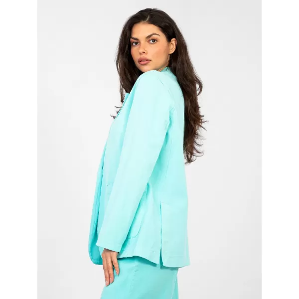  Dámská bunda RUE PARIS IT-MA-FL7703.49 TURQUOISE 