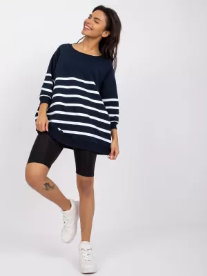 Dámská halenka RUE PARIS RV-BZ-7556.68 NAVY