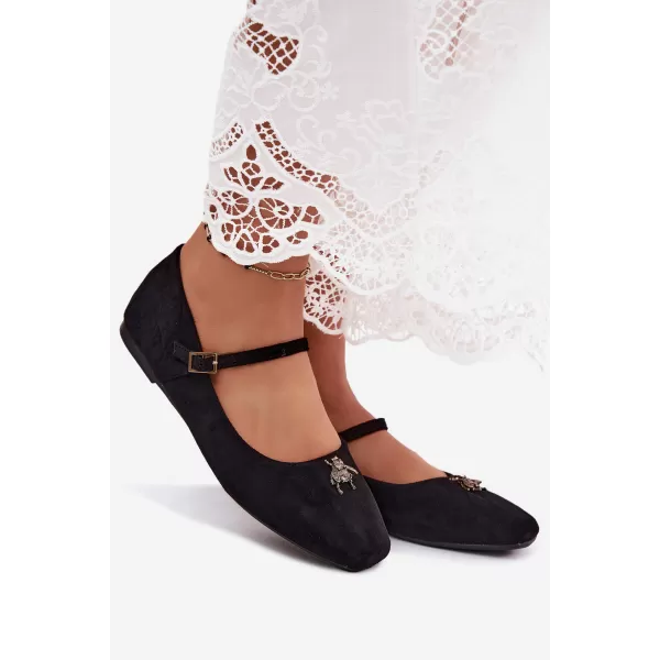  Dámské baleríny BOTO 6672 BLACK 