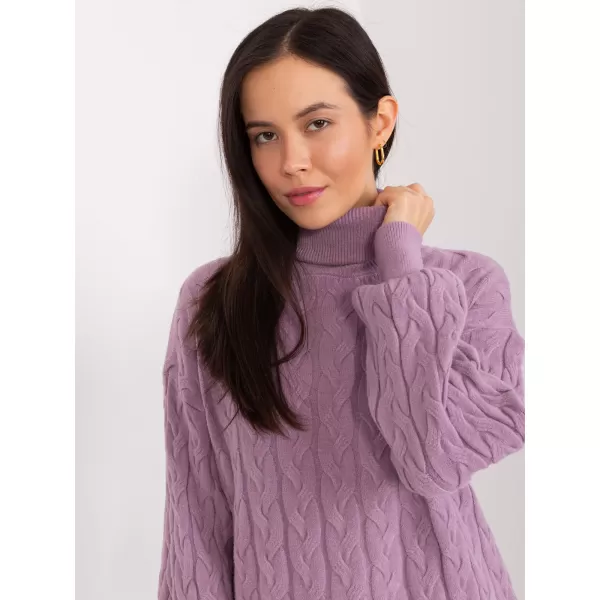  Dámský svetr WOOL FASHION ITALIA AT-SW-2348.88 BRIGHT PURPLE 