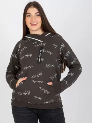 Dámská mikina RELEVANCE RV-BL-8351.95 KHAKI