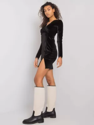 Dámské šaty RUE PARIS RV-SK-7343.29X NOIRE