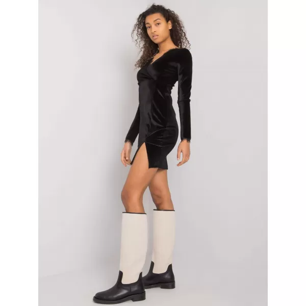  Dámské šaty RUE PARIS RV-SK-7343.29X NOIRE 