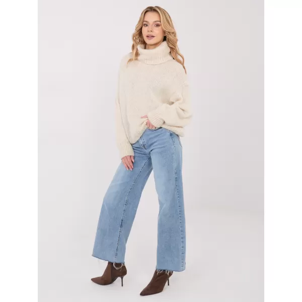  Dámský svetr FACTORY PRICE IN-SW-3176.26 LIGHT BEIGE 