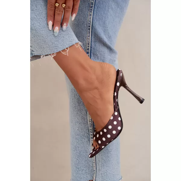  Dámské pantofle BOTO SQC-295 BROWN 