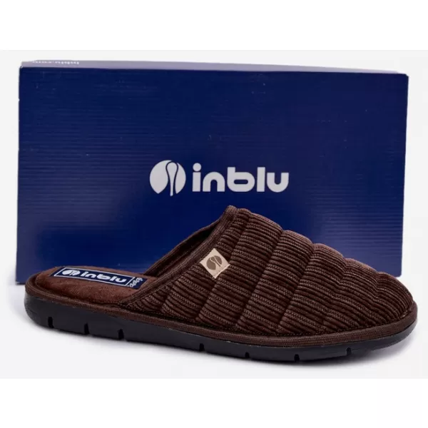  Pánské bačkory INBLU 91000034 BROWN 