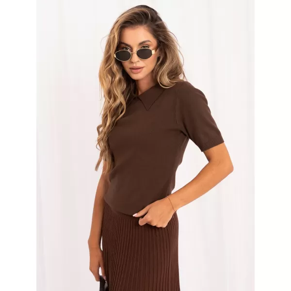  Dámský svetr FACTORY PRICE PM-SW-SF263.77 BROWN 