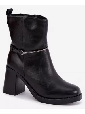 Dámské kotníkové boty BOTO SFY2461A-3 BLACK