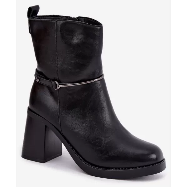  Dámské kotníkové boty BOTO SFY2461A-3 BLACK 