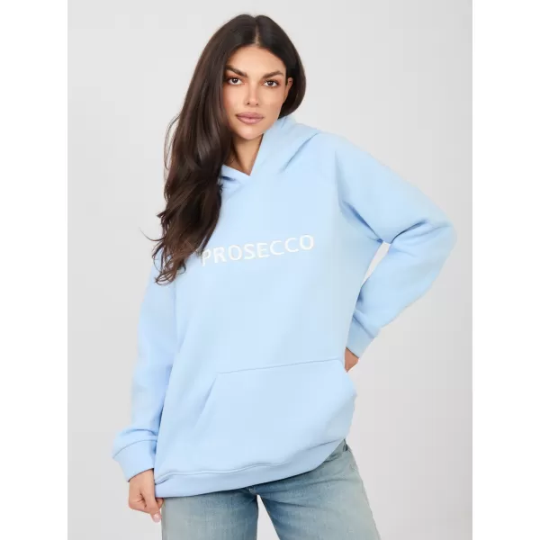  Dámská mikina RUE PARIS RV-BL-A1034.04 LIGHT BLUE 