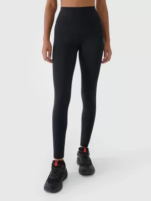 Dámské legíny 4F 4FWAW25TTIGF242 DEEP BLACK