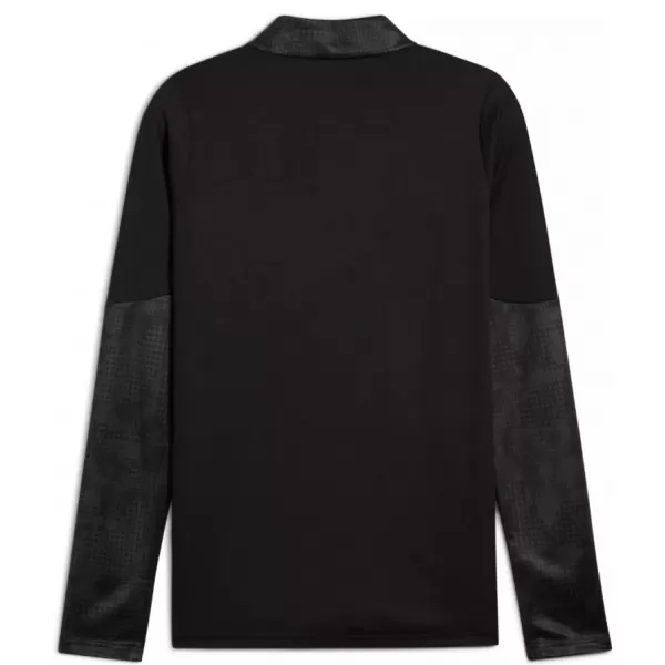  Pánské funkční triko PUMA TEAMCUP TRAINING 1/4 ZIP TOP 659164-03 PUMA BLACK/PUMA SILVER 