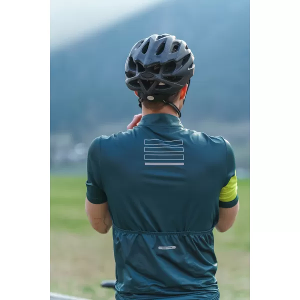  Pánský cyklo dres NORDBLANC CAMEL NBSMF8079 TMAVĚ ZELENÁ 