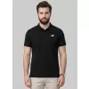Pánské triko s límečkem 4F 4FWMM00TPTSM0771 DEEP BLACK