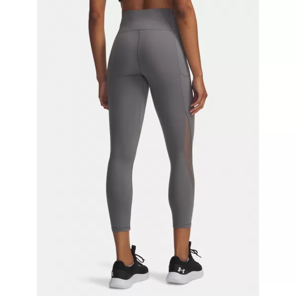  Dámské legíny UNDER ARMOUR MOTION MESH ANKLE LEGGING 6010090-709 ZELENÁ 