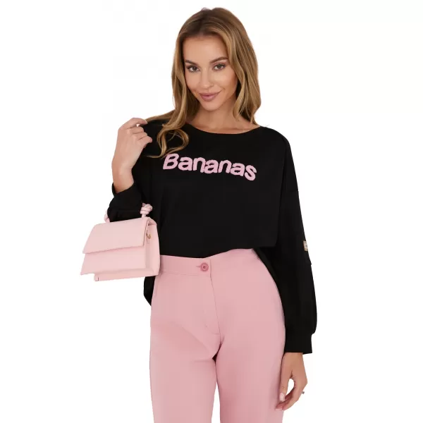  Dámská mikina RUE PARIS RV-BL-A1221.13 BLACK 