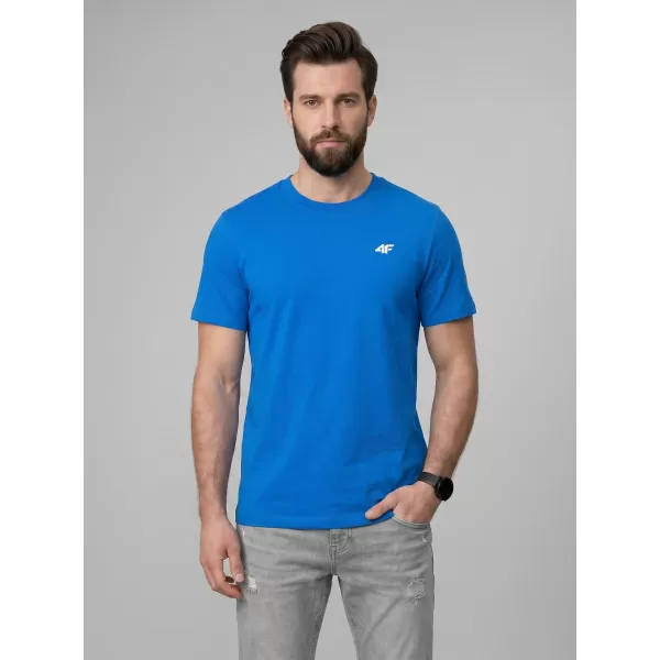  Pánské triko 4F 4FWMM00TTSHM3341 BLUE 
