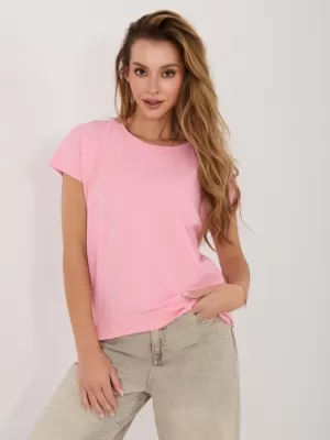 Dámské triko RUE PARIS RV-BZ-8837.67 BRIGHT PINK