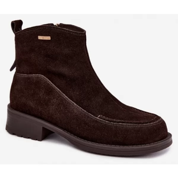  Dámské kotníkové boty BIG STAR SHOES UU274602 BROWN/BEIGE SHADOWS 