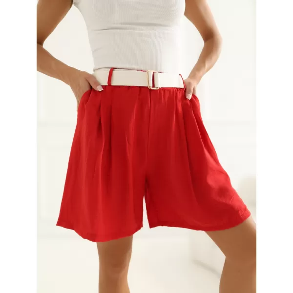  Dámské kraťasy RUE PARIS IT-SN-10359.19 RED 