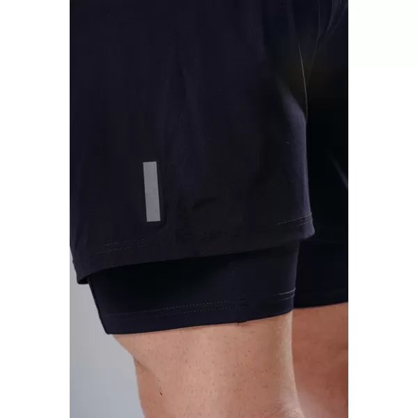  Double-Layer tréninkové šortky NEBBIA PRIMAL 878 BLACK 