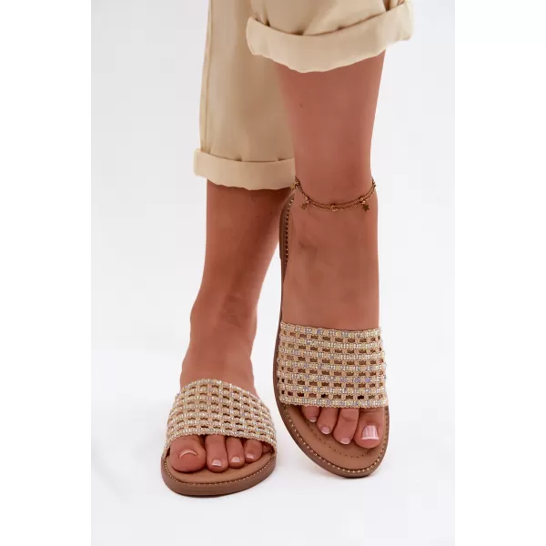  Dámské pantofle BOTO 26SD98-9832 BEIGE 
