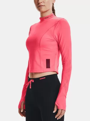 Dámské triko UNDER ARMOUR UA RUN ANYWHERE LASER LS 1365641-819 RŮŽOVÁ