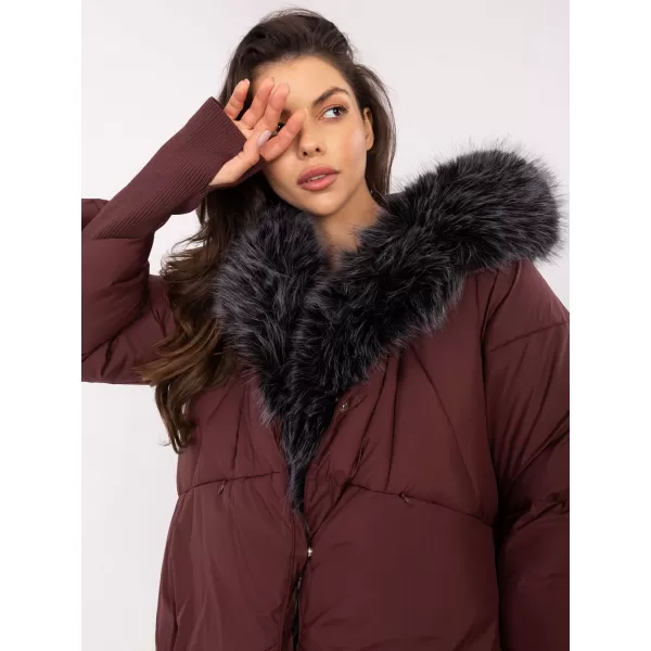  Dámská bunda FACTORY PRICE MBM-KR-26106.35 BURGUNDY 