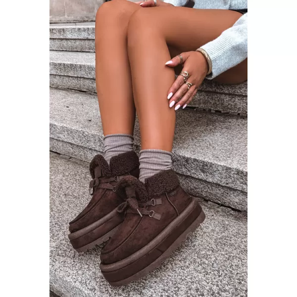  Dámské boty BIG STAR SHOES UU274214 BROWN/BEIGE SHADOWS 