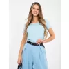 Dámské triko RUE PARIS RV-BZ-A1191.77 LIGHT BLUE