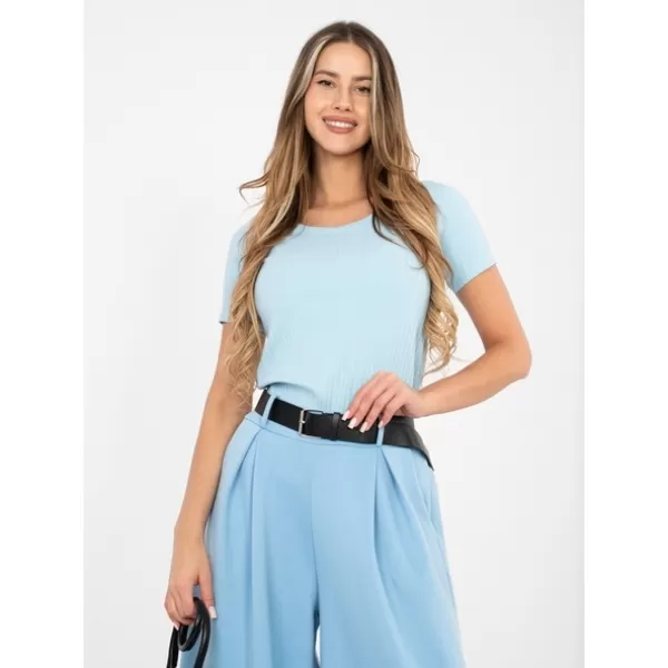 Dámské triko RUE PARIS RV-BZ-A1191.77 LIGHT BLUE 