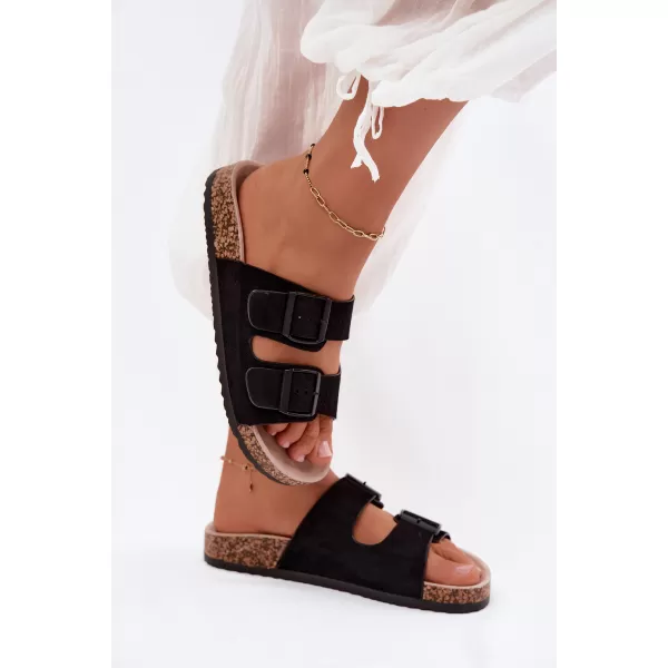  Dámské pantofle BOTO 26DZ21-107 BLACK 