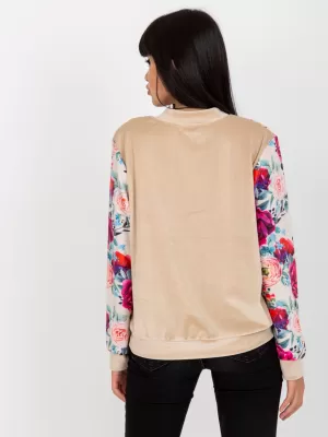 Dámská mikina RUE PARIS RV-BL-8235.38 BEIGE