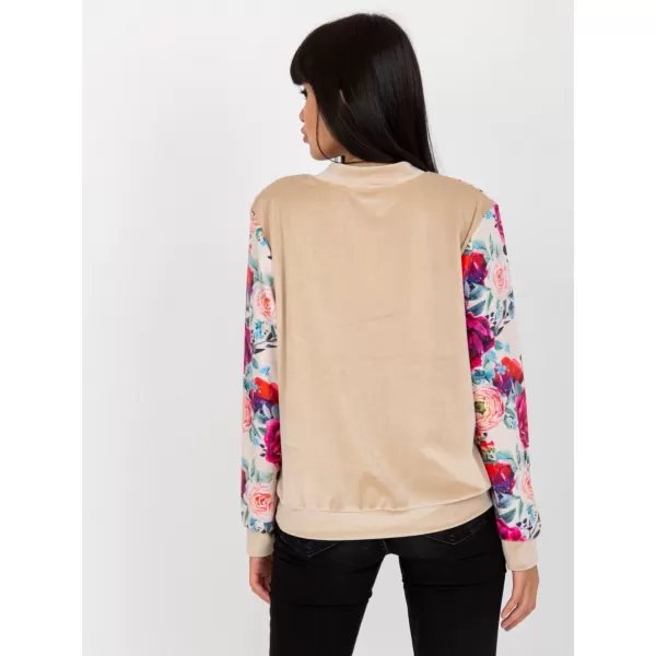  Dámská mikina RUE PARIS RV-BL-8235.38 BEIGE 