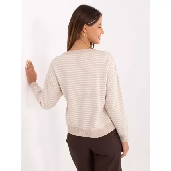  Dámský svetr FACTORY PRICE IT-SW-93190.15 LIGHT BEIGE 