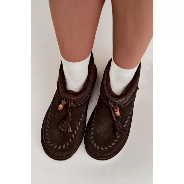  Dámské boty BIG STAR SHOES UU274678 BROWN/BEIGE 