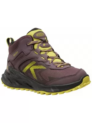 Dětské boty KEEN ZIONIC MID WP YOUTH HUCKLEBERRY/MANGO MINT
