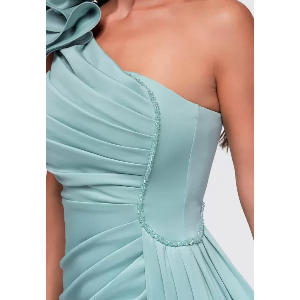  Dámské šaty LARICA LA-OM-DLR445 MINT GREEN 