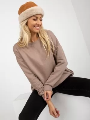 Dámská mikina RELEVANCE RV-BL-8310.60 DARK BEIGE